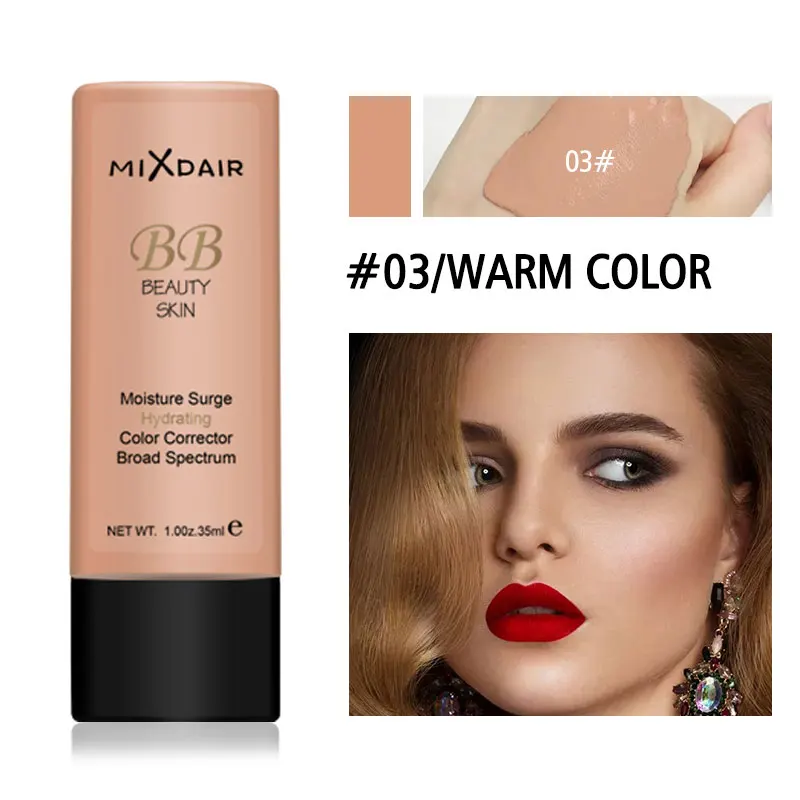 03 Warm MIXDAIR Жидкая основа для лица консилер 4 цвета Магическая основа под макияж праймер BB крем Полное покрытие темные круги под глазами скрытие пятен - Цвет: 03 Warm