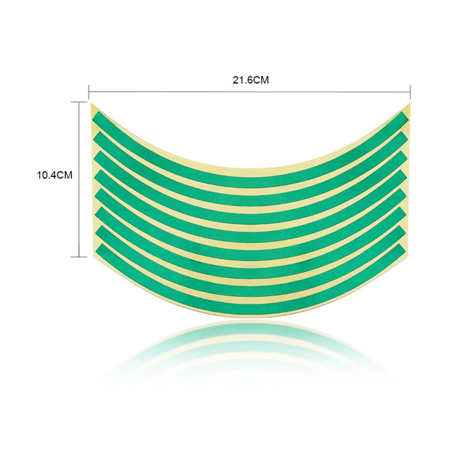 16 шт. светоотражающие ленты для колес мотоцикла 17 дюймов 18 дюймов|Наклейки и