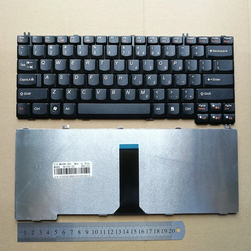 

Новая английская клавиатура для ноутбука lenovo F41 F31G Y510A F41G G430 G450 C460 C466 Y330 Y430 F41A 14001 14002, Черная