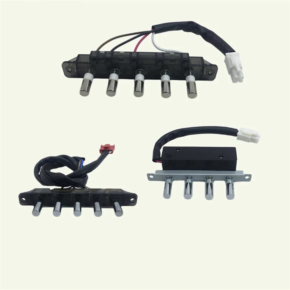 Для DJ103/ DJ103S/ DJ101/ DJ102 DJ105/ DJ501S/ DJ03/ DJ05/ DJ06 и т. Д. 5 кнопок переключатель серебристый для