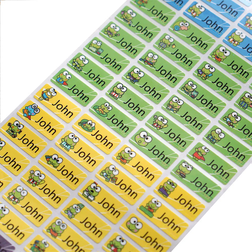 100 шт. водонепроницаемые наклейки с мультяшным рисунком лягушки | Дом и сад