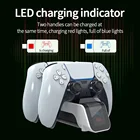 Двойное быстрое зарядное устройство для PS5 беспроводной контроллер USB ручка зарядная док-станция для Play 5 для PS5 игровой контроллер Joypad