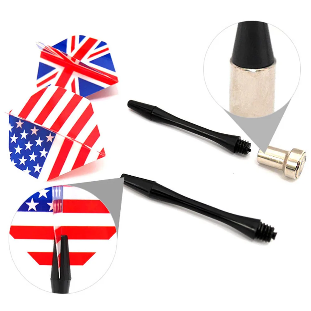 10 шт. универсальная Магнитная Дротика британский и американский флаг узор разные
