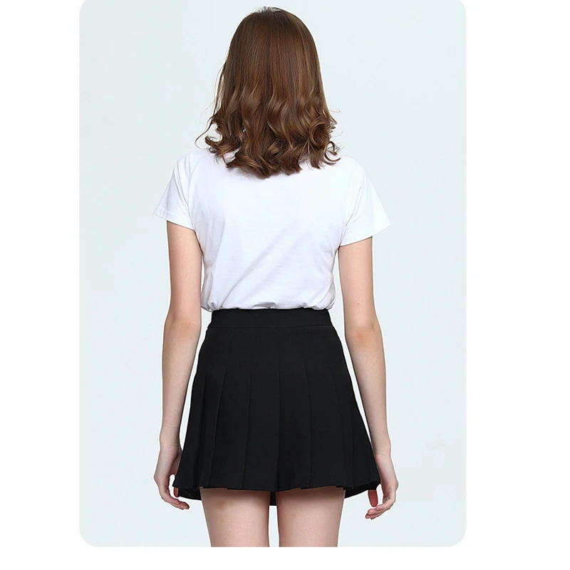 Спортивные теннисные юбки с высокой талией короткое платье плиссированная