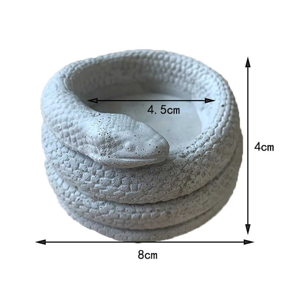 

Concrete Candlestick Silicone Mold Snake Coiling Design Resin Mould Creative Handmade Home Decorative Craft Kitchen Baking Tools