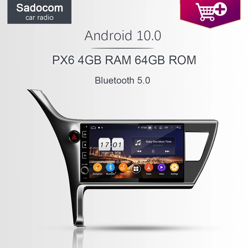 DSP PX6 Android 10 0 4 Гб + 64 ГБ 8 ядер автомобильный dvd плеер Wifi автомобильное радио 5 GPS для