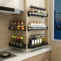 Wall Rack Mount Kitchen Storage Kitchen Accessories Shelf Everything Spice For Spice Jar Rack Cabinet Shelves Bracket Holder