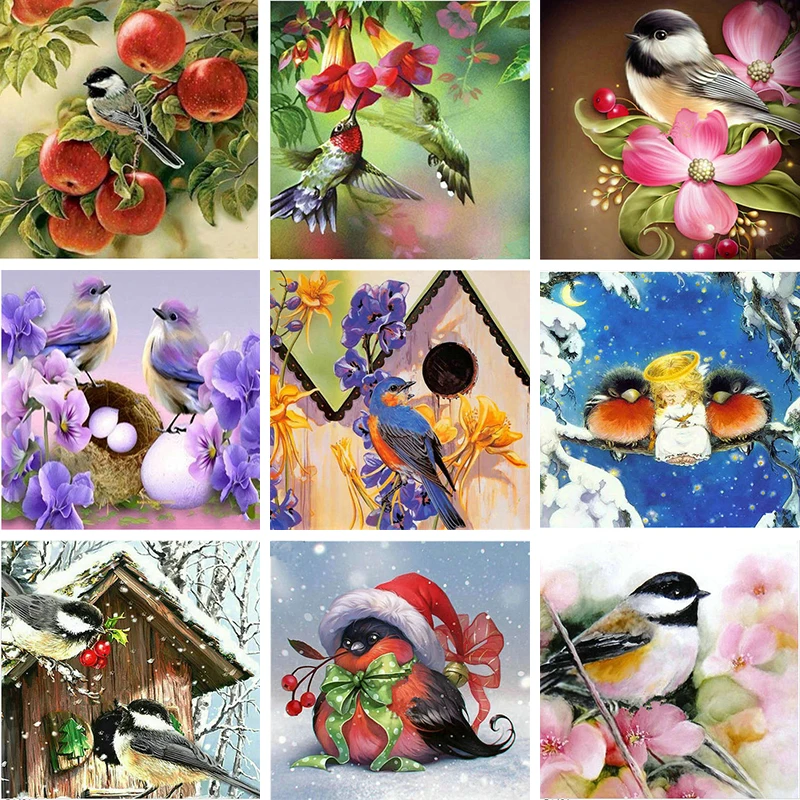 Набор для алмазной вышивки сделай сам крестом из квадратных страз с изображением