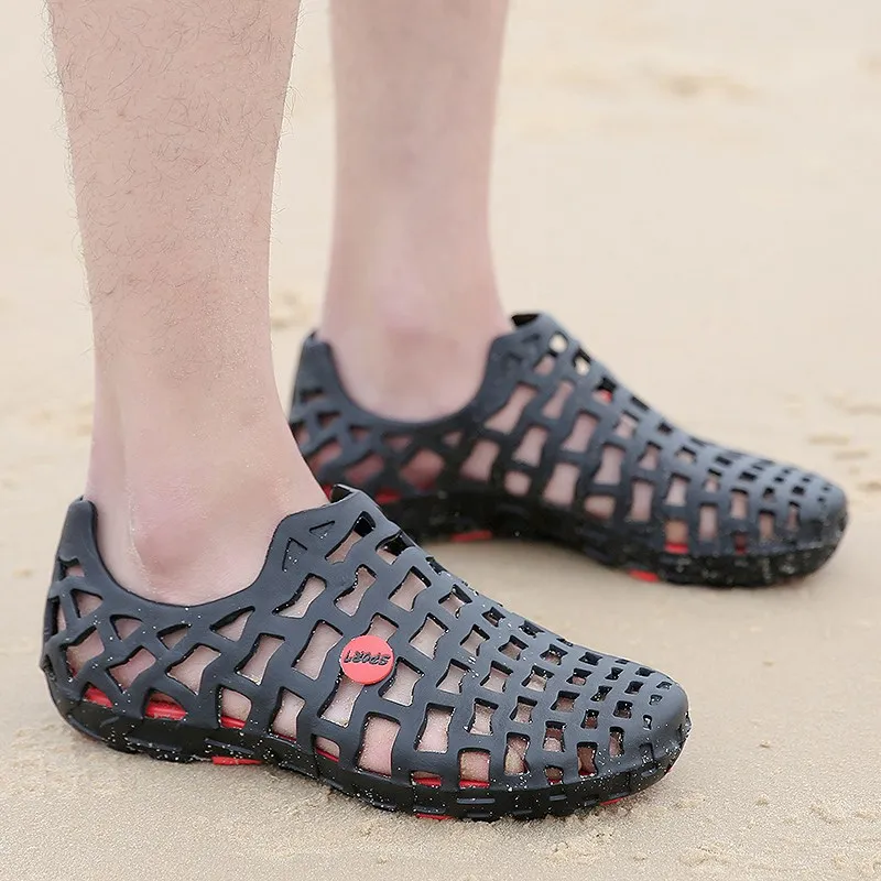 Мужские сандалии для отдыха на пляже дышащие спортивные Прогулочные кроссовки