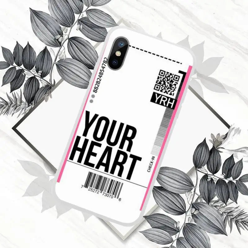 

Hot ins Funny Bar Label World ticke Phone Case White Candy Color for iPhone 11 12 mini pro XS MAX 8 7 6 6S Plus X SE 2020 XR