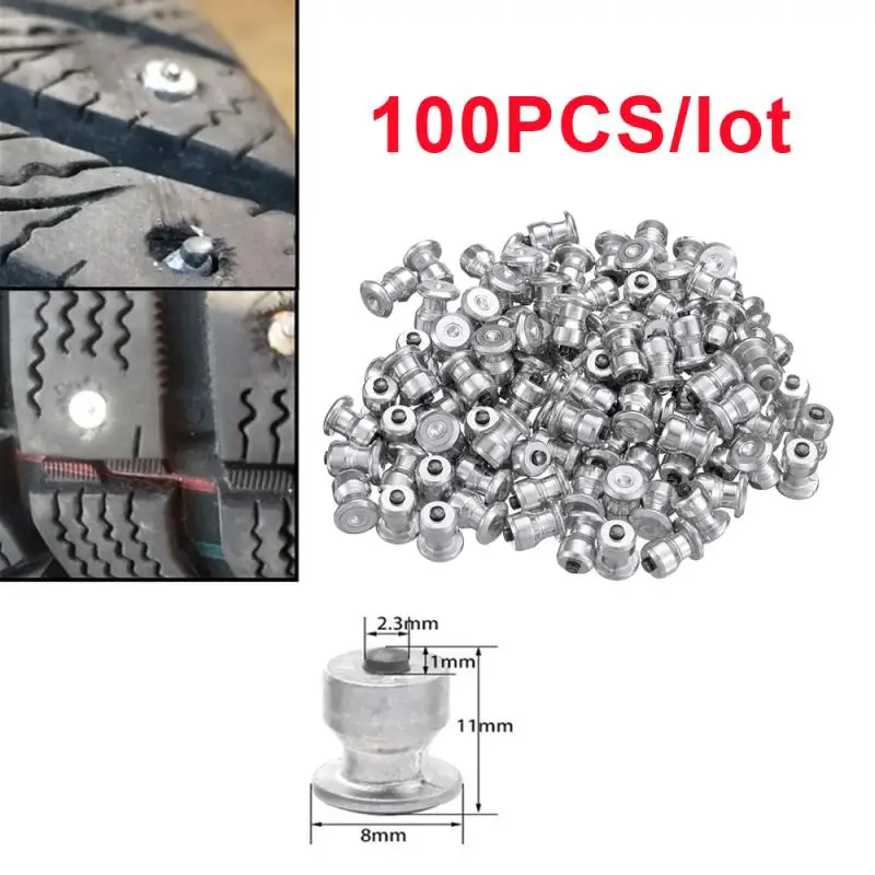 10mm Winter snow tire Stud Carbide tip with Steel Body 100pcs 