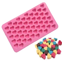 new baking mini heart mold silicone ice cube tray diy chocolate fondant mould 3d pastry jelly cookies baking cake decoration