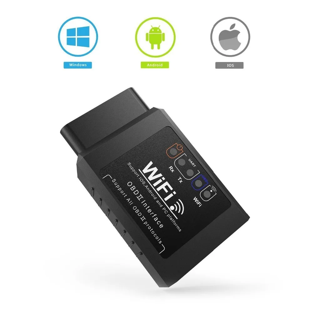 ELM327E автомобиля WI-FI V1.5 OBD2 OBDII сканирования Foseal сканер адаптер проверки двигателя
