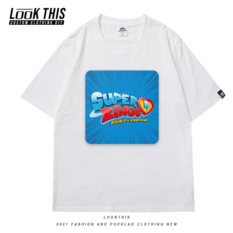 

Cute Anime Superzings Oversized T-shirt Unisex girls Loose Short Sleeve Harajuku Print Tops & Tees 2021 Summer Women's T-shirt