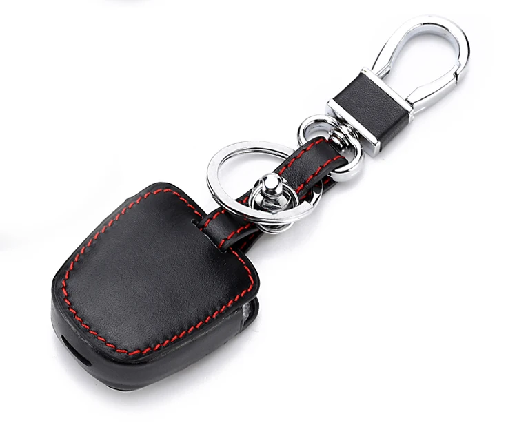 Кожаный чехол для автомобильного ключа Peugeot 206 307 207 408 Citroen C2 C3 C4 из иранской кожи с