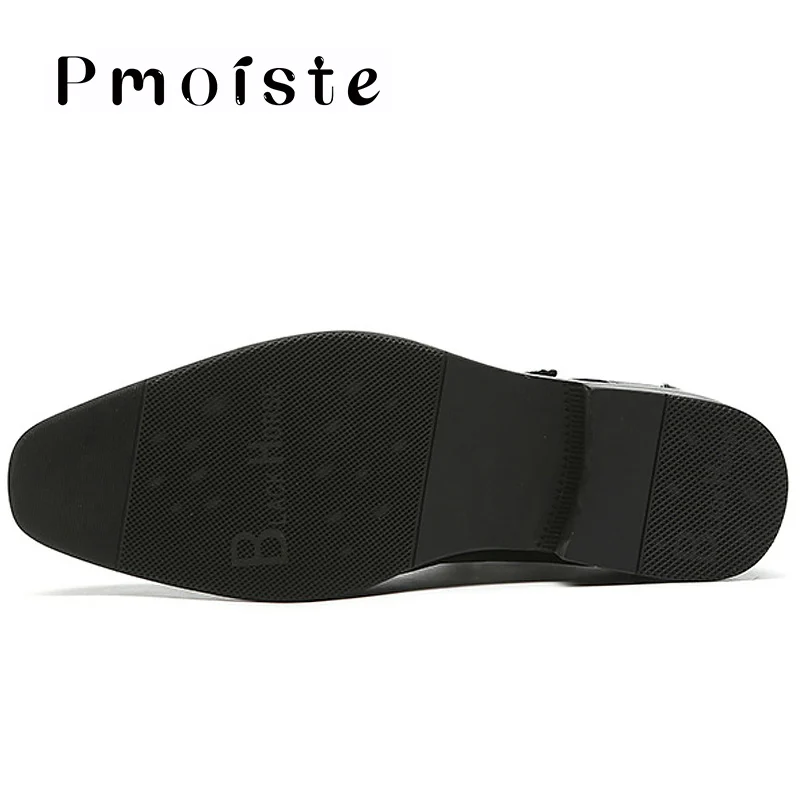 

Men formal shoes leather 2019 new arrival comfortable pointed toe designer shoes male buckle strap big size 38-48
