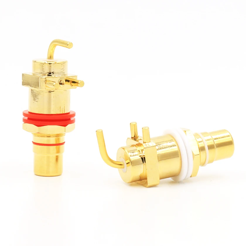 

10pieces Hi-end Gold Plated RCA female Socket, HIFI RCA Socket RCA JACK Adapter