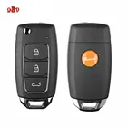 5 шт. 3 кнопки Xhorse XKHY05EN HY U.D стиль провода универсальный дистанционный ключ-брелок от машины для HYUNDAI VVDI Key Tool MAX
