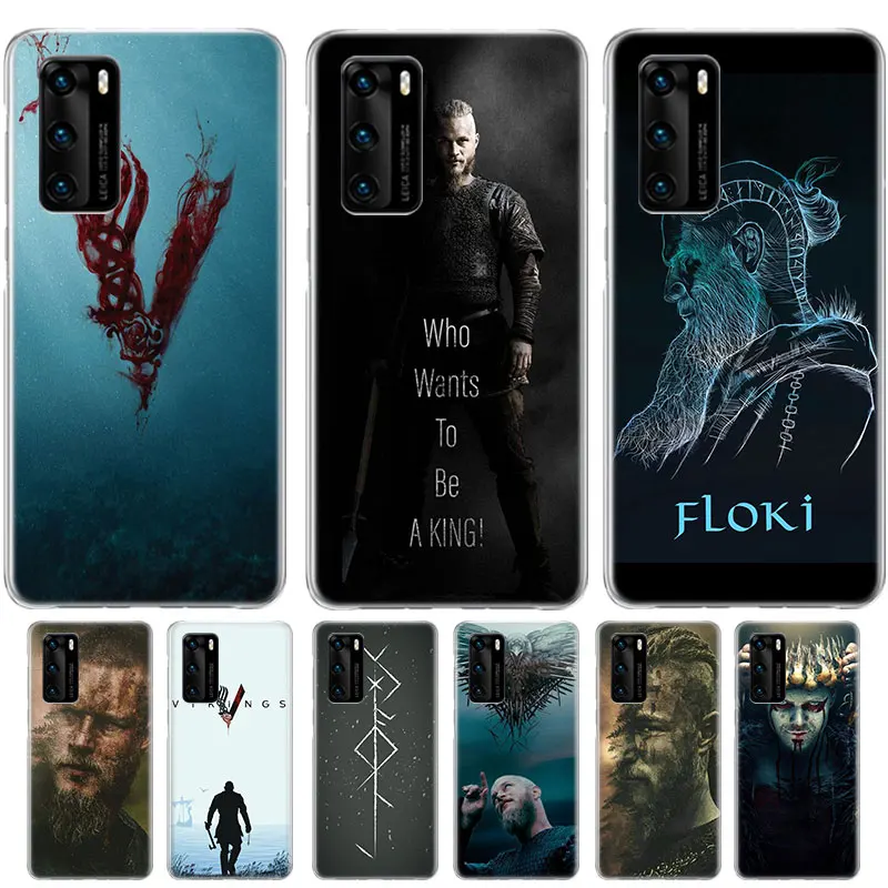 

Vikings Tv Shows Case For Huawei Honor 50 50 Pro X20 SE 10 9 lite 8X 8S P Smart Z 2021 2020 2019 2018 Plus + Cover Coque