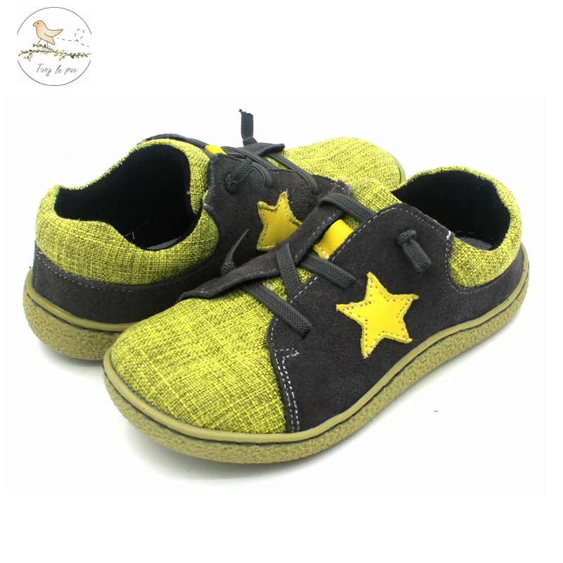 Детская обувь Tong Lok Run повседневная босиком кожаная детская 1-6 лет быстрая