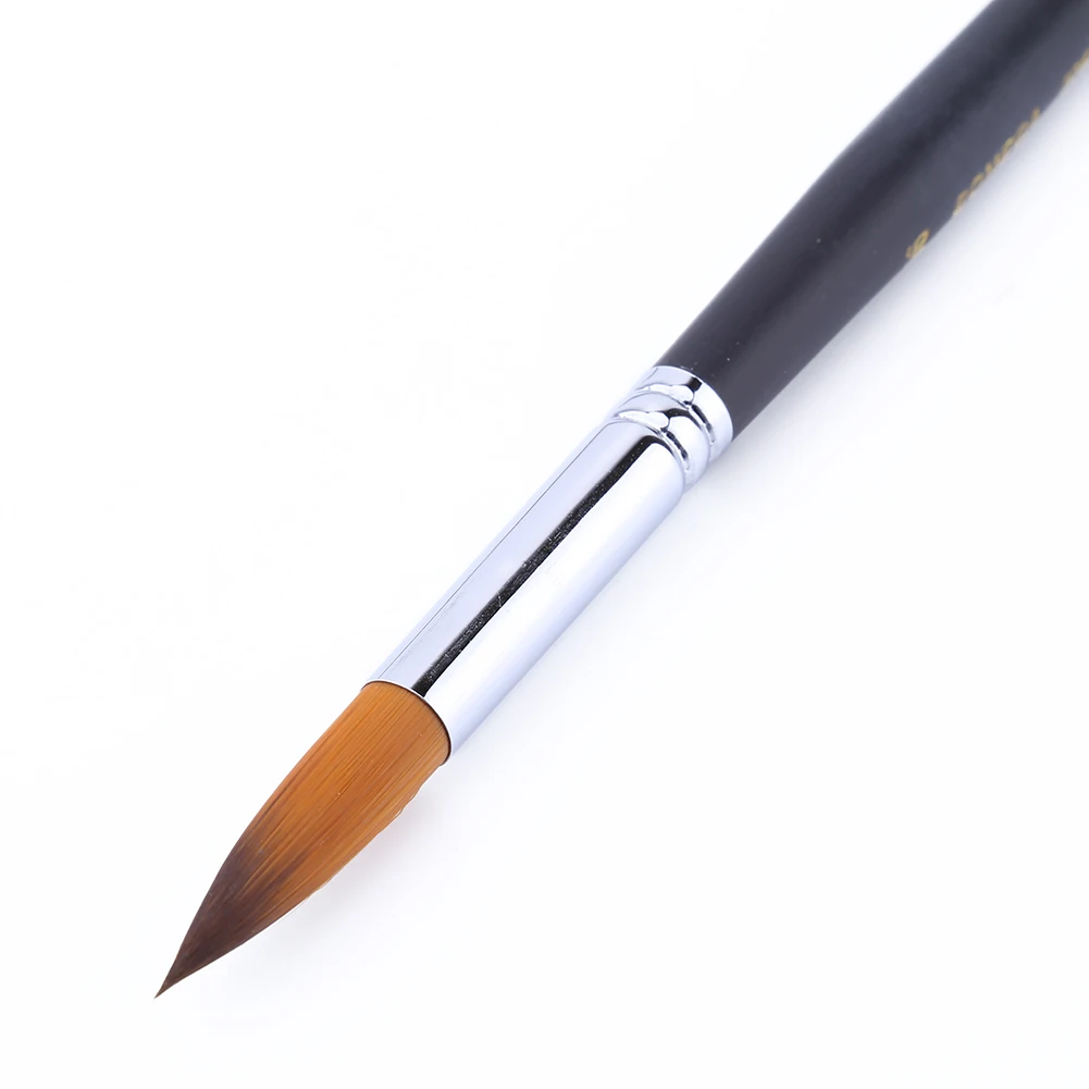 9 шт. заостренный наконечник нейлоновая длинная деревянная ручка искусство акрил