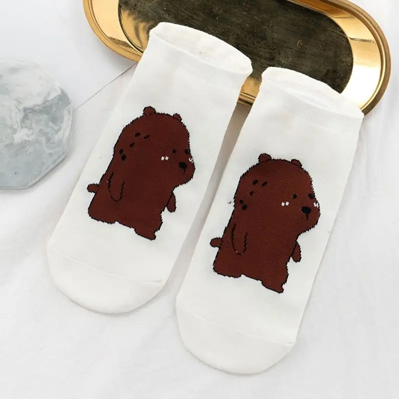 5 пар Короткие хлопковые носки для мужчин и женщин |