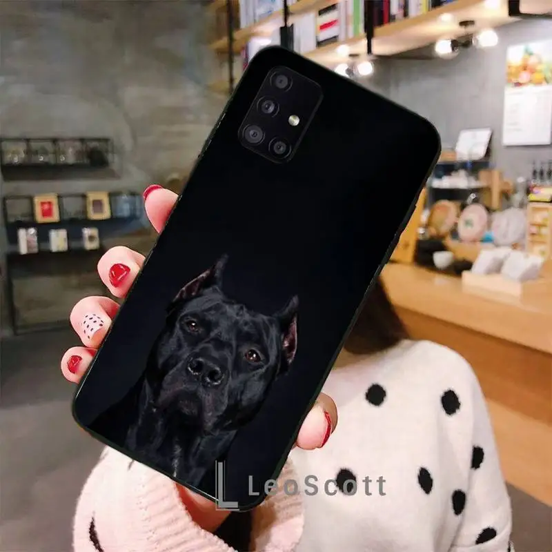 

Doberman Dog Phone Case For Samsung A50 A51 A71 A20E A20S S10 S20 S21 S30 Plus ultra 5G M11