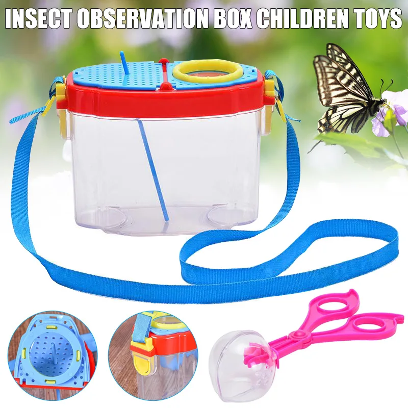 

Hot Sale Bug Catcher Critter Barn Habitat for Indoor/Outdoor Insect Collecting Box Transparent N66
