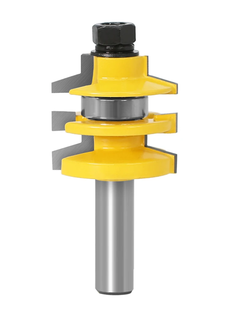 1PC 1/2" 12mm Shank Bevel Stacked Rail and Stile Router Bit Wood Cutting Tool woodworking router bits | Инструменты