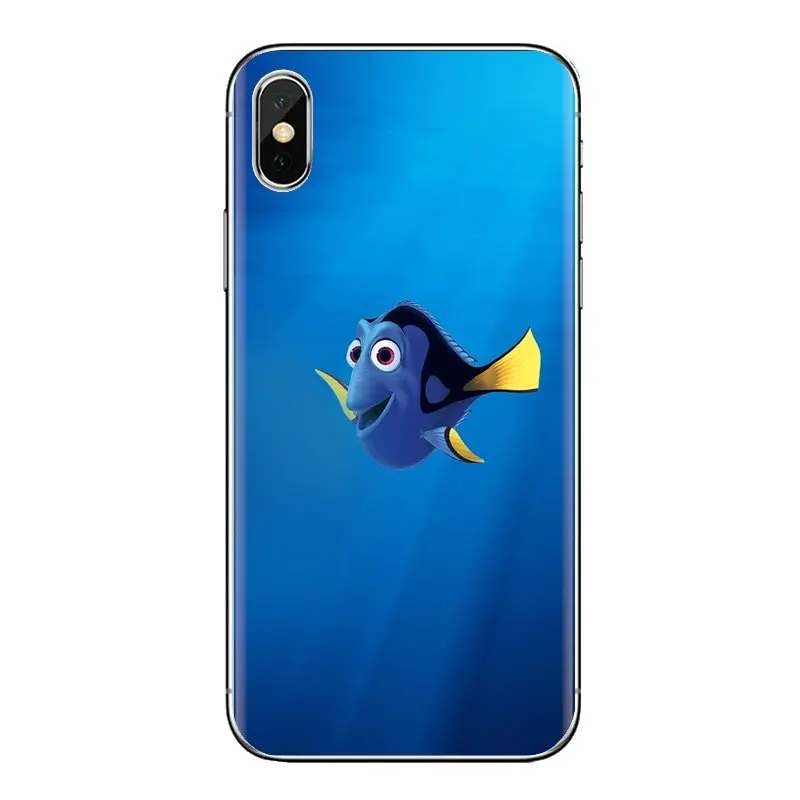Finding Nemo Dory Cartoon Sea TPU Transparent Shell Covers For iPod Touch Apple iPhone 4 4S 5 5S SE 5C 6 6S 7 8 X XR XS Plus MAX |