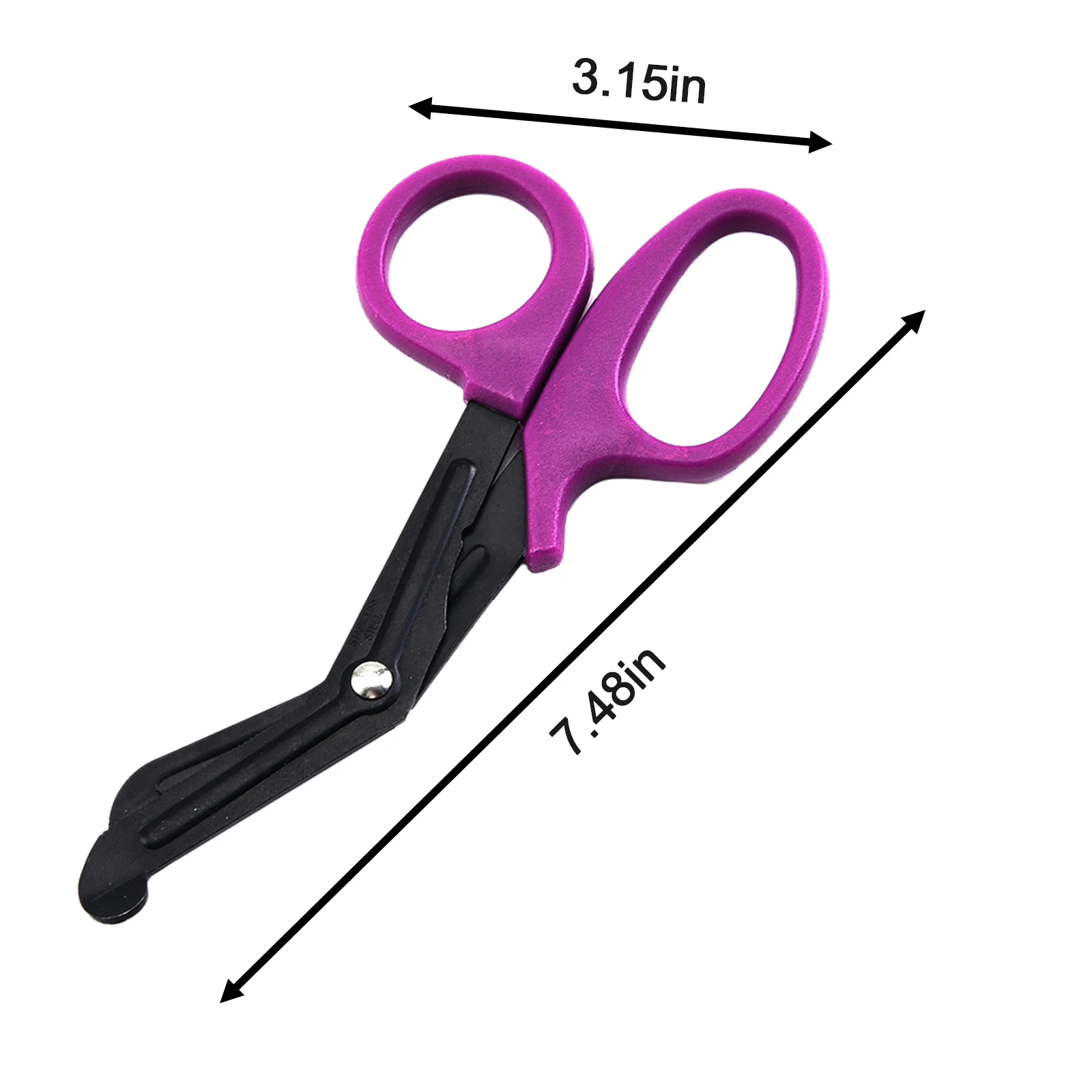 

Medical Rescue Scissors Plastic Handle Stainless Steel Wound Gauze First Aid Scissors Practical Outdoor Nurse Scissor