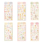 1 шт., декоративные наклейки для девочек, для скрапбукинга, молочных канцелярских товаров