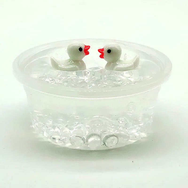 60ml Afdswg Sticky Squishy Slime Crystal Mud Glaseado Lake Transparent Mud Decompression Toy Squishy's Squishies Toy Extrusion - Цвет: 60ml