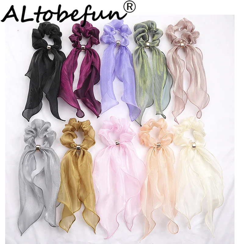 ALTOBEFUN/аксессуары для волос из ленты женские брендовые Галстуки модные резинки