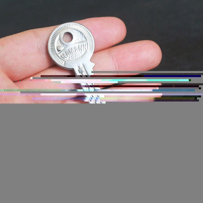 

Creative Fold Key Shaped Folding Pocket Key Metal EDC Tool F4D5