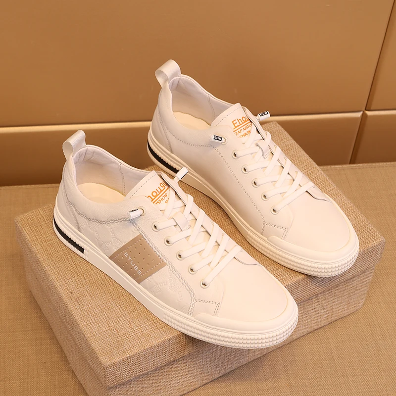 

Fashion Shoes Men 2021 Genuine Leather Casual Shoes Classic Men's Flat Slip on Male Sneakers Men Dress Shoes High Quality Comfy