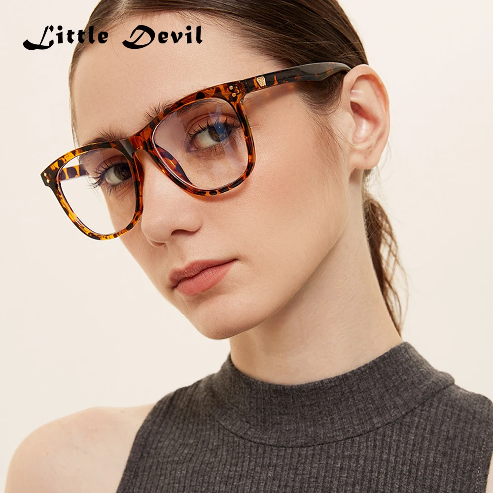 

Transparent Computer Glasses Frame Women Men Anti Blue Light Round Eyewear Blocking Glasses Optical Spectacle Eyeglass