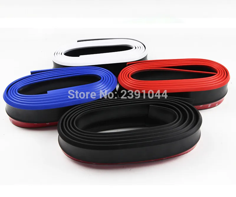 2 5 м мягкий автомобильный Стайлинг Универсальный передний бампер спойлер