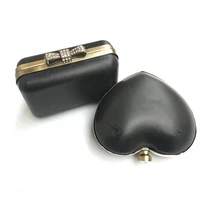 crystal rectangle bowknot metal frame for dinner bag clutch heart o bag accessories diy leather craft purse clasp lock bags