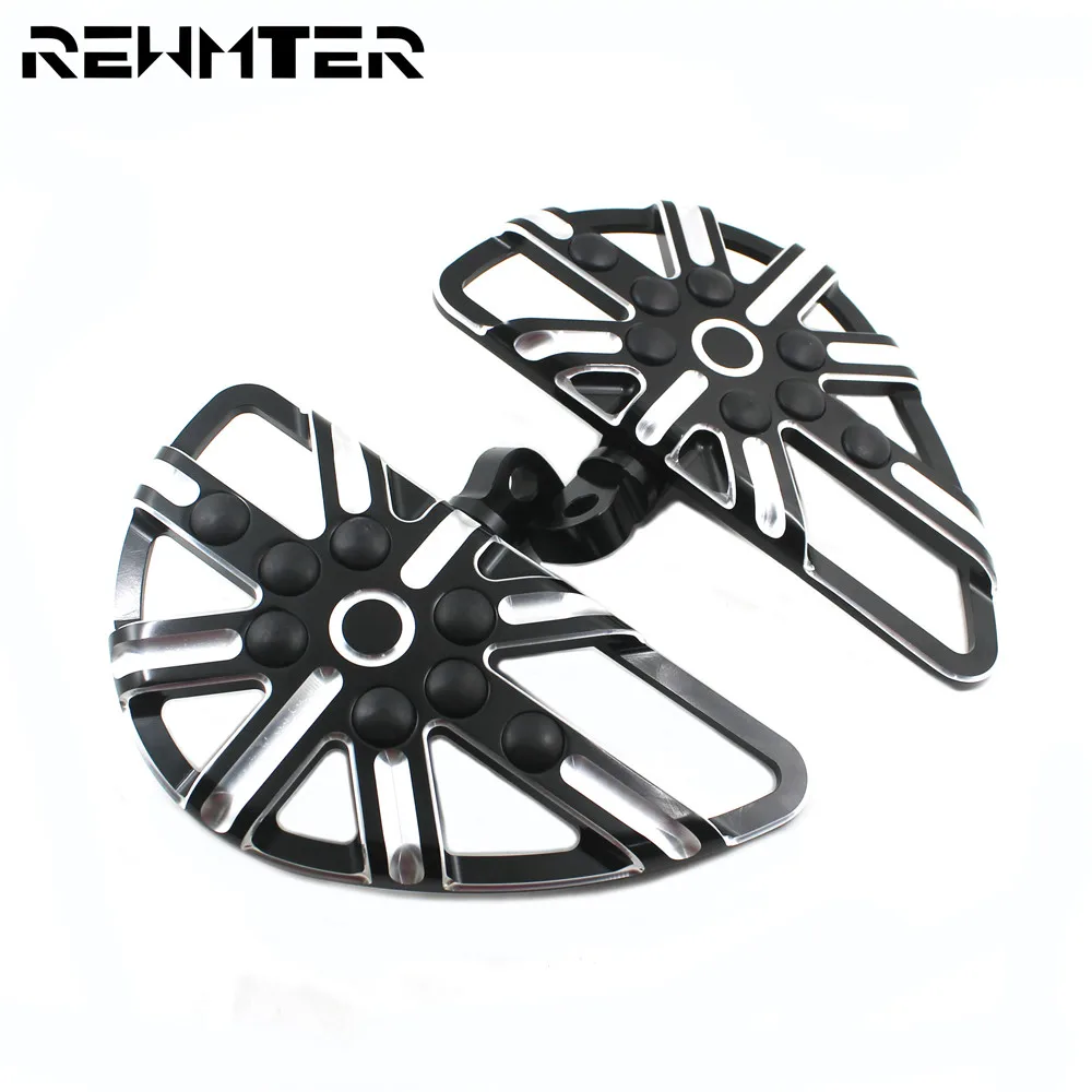 

Motorcycle CNC Floorboards Pedal Footpegs Fit For Harley Sportster XL 883 1200 Touring Dyna Softail Road King Street Glide