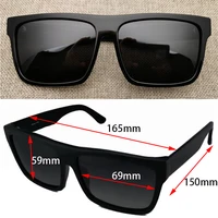 166mm Oversized Polarized Sunglasses Men Women Black Wide Face Big Frame Mirror Sun Glasses for Man Driving