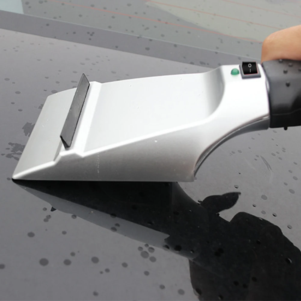 

Winter Electric Heated Car Ice Scraper Windscreen Snow Remover Shovel Windshield Glass Deicer Spade Deicing Defrost ScrapingTool