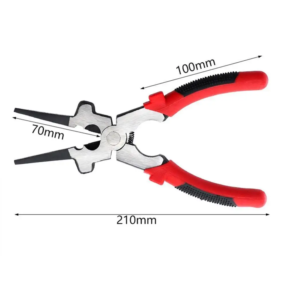 

Multi Purpose MIG Welding Pliers Pincers Quality Carbon Steel Insulated Handle Functional Insulated Non-slip Diagonal Hand Tool