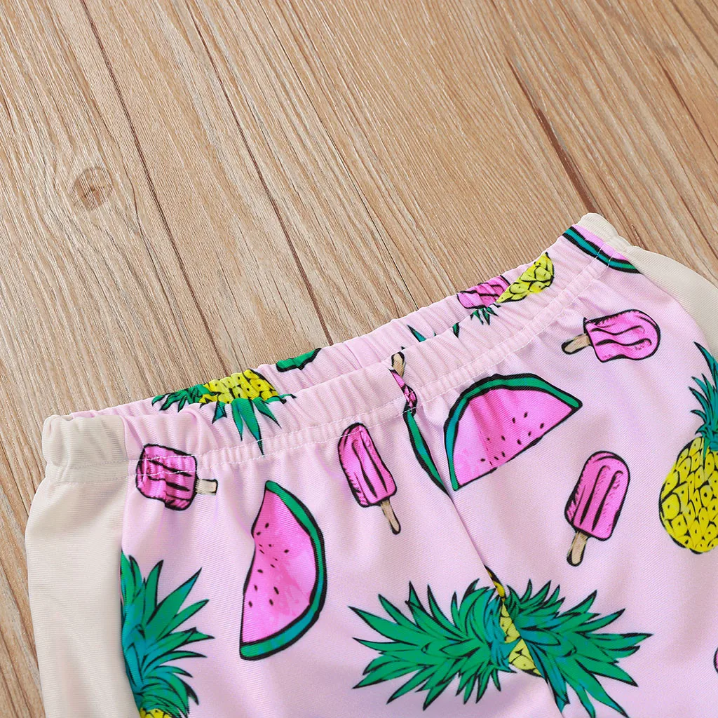 Для малышей детей девочек Купальник Летний комплект для маленькой девочки