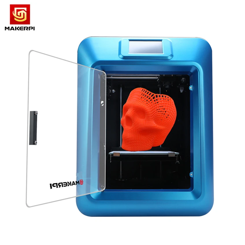 Kaufen Makerpi 3d Drucker 280 ℃ Düse Laser Gravur Komplett Geschlossenen 4,3 Zoll Touch Screen Wifi Überwachung Mit Stille Stick