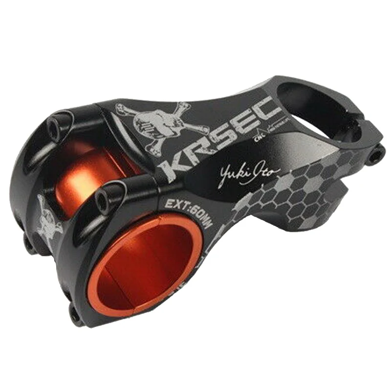 ABZB-Krsec алюминий-17 ° стебли 31,8/35X60 мм Mtb Xc Dh дорожный велосипед стержень черный череп
