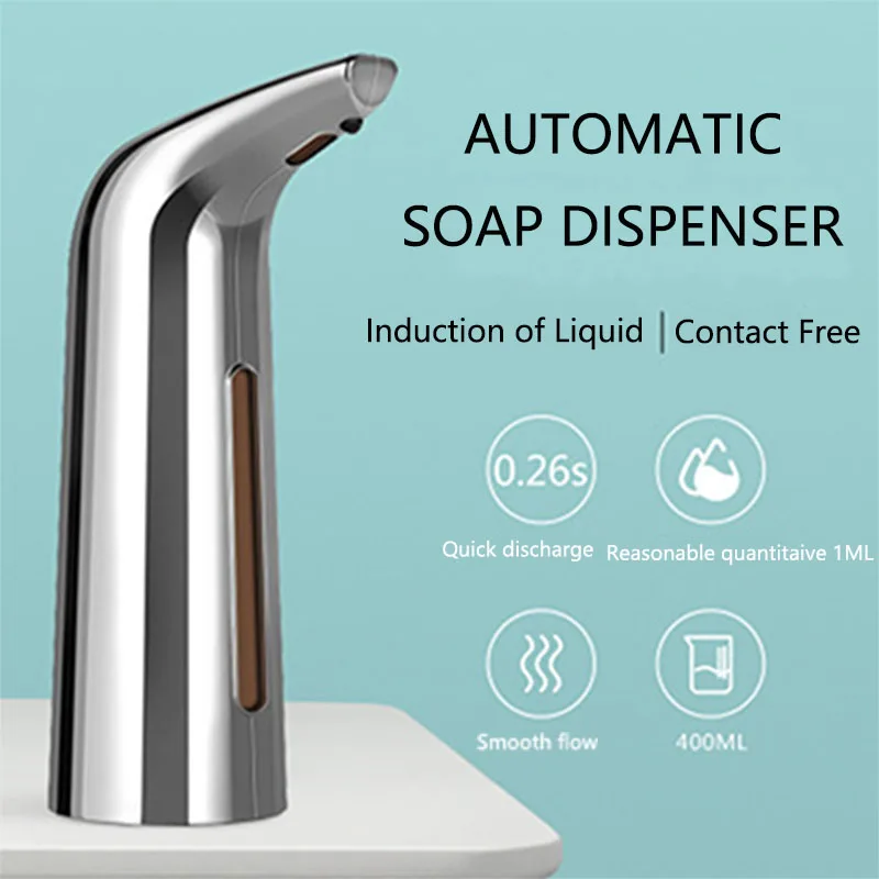 

Touchless Automatic Liquid Soap Dispenser For Home Bathroom TouchlessHand Sanitizer Bottle Kitchen Smart Sensor Dispenser Soap