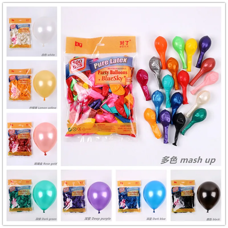 

30/50pcs 10Inch Balloon , Birthday, Wedding, Christmas, Valentine's Day, Children's Toys, Party Decoration Balloon Globos