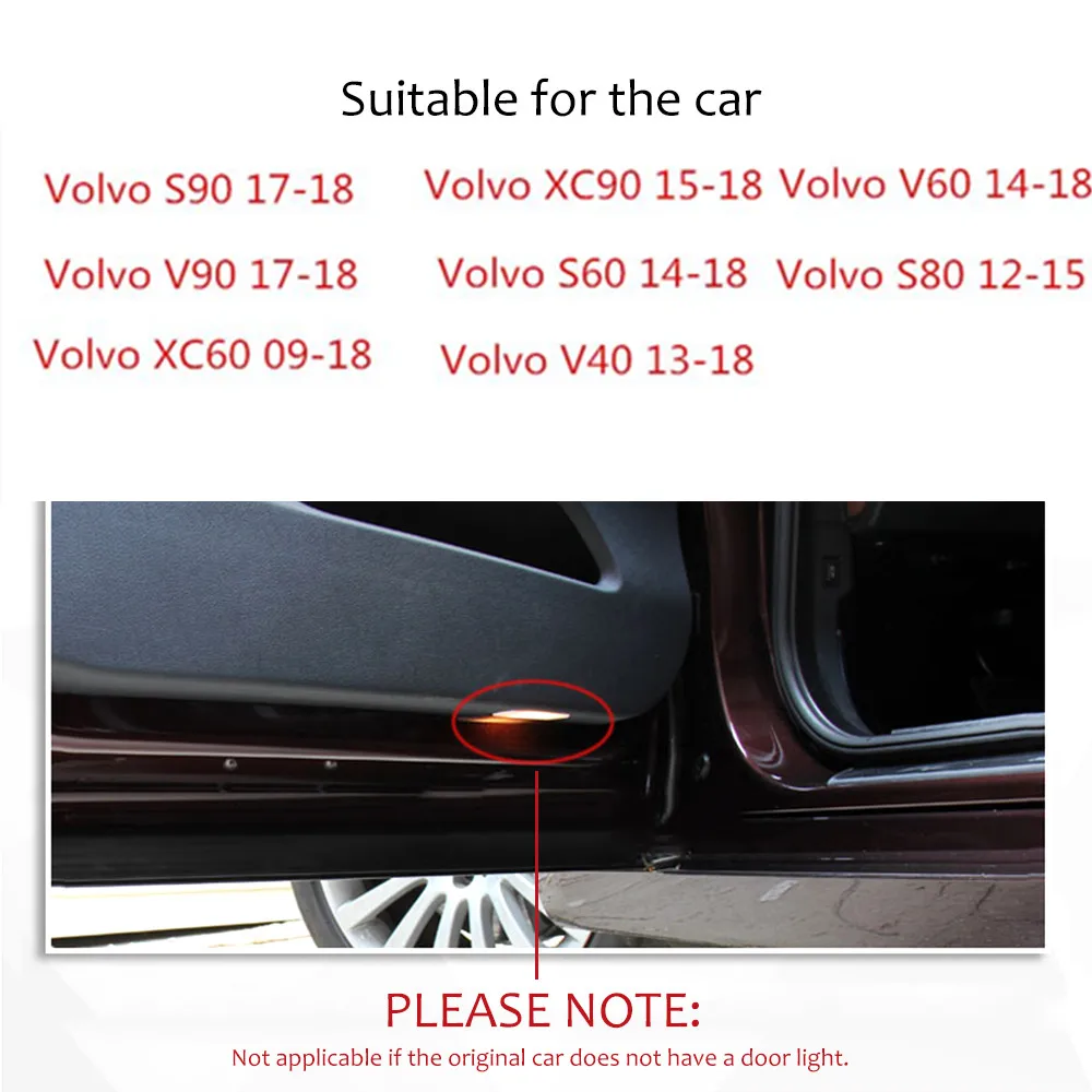 2 шт. для VOLVO S80 60 S60 S80L S60L V60 V40 XC60 XC90 стайлинга автомобилей светодиодный проектор