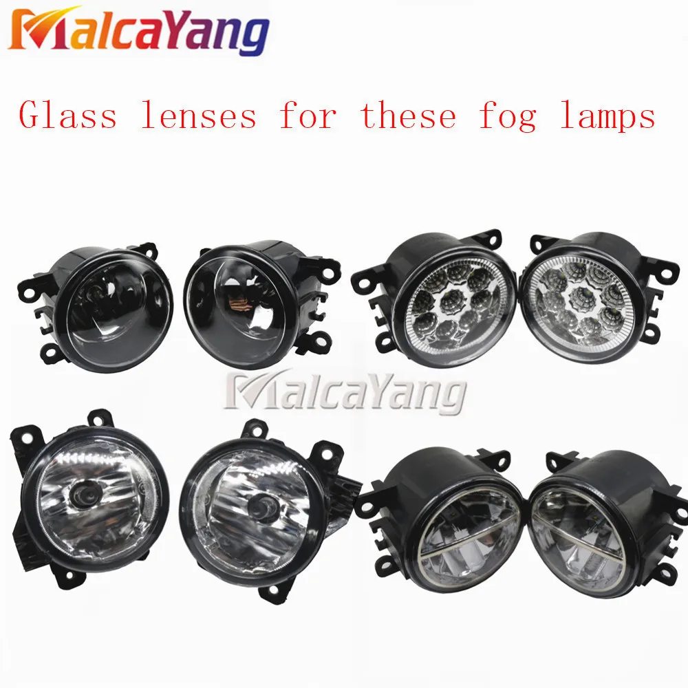 Противотуманные фары с круглым диаметром 90 мм закаленное стекло для Mitsubishi L200
